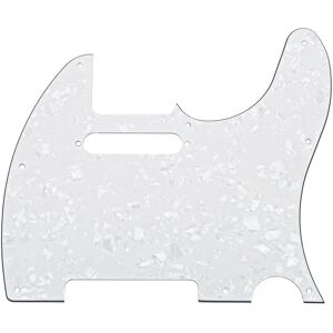 Gear4Music Guitarworks 8-Hole SS Scratchplate White Pearloid Gear4Music Guitarworks 8-Hole SS Scratchplate White Pearloid