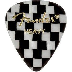 Fender 351 Shape Premium Checker Picks Heavy Pack of 12 Fender 351 Shape Premium Checker Picks Heavy Pack of 12