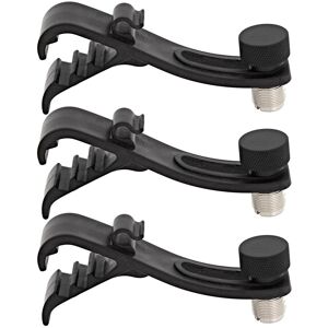 Drum Mic Clip by Gear4music 3 Pack Drum Mic Clip by Gear4music 3 Pack