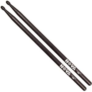 Vic Firth NOVA 5BN Nylon Tip Drumsticks Black Finish Vic Firth NOVA 5BN Nylon Tip Drumsticks Black Finish