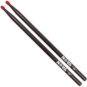 Vic Firth NOVA 2BN Nylon Tip Drumsticks Black Finish Vic Firth NOVA 2BN Nylon Tip Drumsticks Black Finish