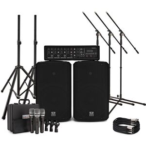 SubZero SZPA-410 175W 10" PA System with Microphones and Stands SubZero SZPA-410 175W 10" PA System with Microphones and Stands