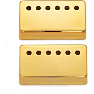 Gear4Music Guitarworks Humbucker Pickup Cover with Holes Gold (Pack of 2) Gear4Music Guitarworks Humbucker Pickup Cover with Holes Gold (Pack of 2)