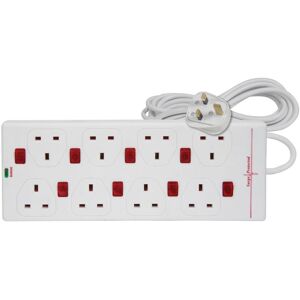 Mercury 8 Gang Extension Lead 2m Mercury 8 Gang Extension Lead 2m