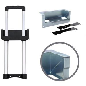 Adam Hall 1 Stage Silver Recessed Extendable Handle 528 - 808 mm Adam Hall 1 Stage Silver Recessed Extendable Handle 528 - 808 mm