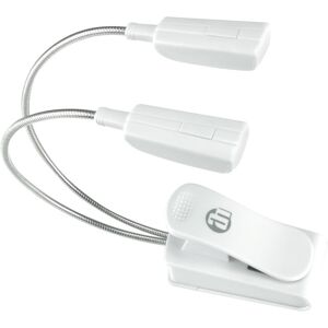 Adam Hall SLED 2 Pro Dual Gooseneck Music Stand Lamp White Adam Hall SLED 2 Pro Dual Gooseneck Music Stand Lamp White