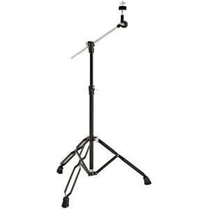 Boom Arm Cymbal Stand by Gear4music Black Boom Arm Cymbal Stand by Gear4music Black