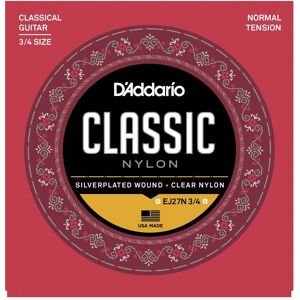 DAddario EJ27N 3/4 Student Nylon Fractional Normal Tension DAddario EJ27N 3/4 Student Nylon Fractional Normal Tension