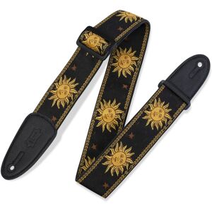 Levys MPJG-SUN-BLK Jacquard Sun Polyester Strap Black Levys MPJG-SUN-BLK Jacquard Sun Polyester Strap Black