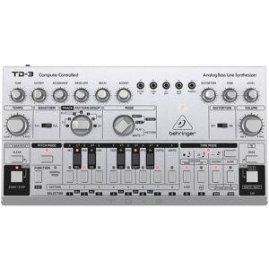 Behringer TD-3-SR Analog Bass Line Synthesizer Silver Behringer TD-3-SR Analog Bass Line Synthesizer Silver
