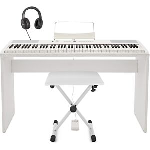 SDP-2 Stage Piano by Gear4music + Complete Pack White SDP-2 Stage Piano by Gear4music + Complete Pack White