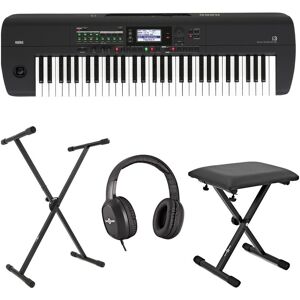 Korg I3 Portable Arranger Workstation Package Black Korg I3 Portable Arranger Workstation Package Black
