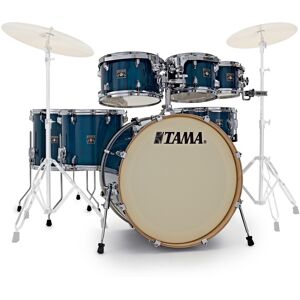TAMA Superstar Classic Exotix 22" 7pc Gloss Sapphire Lacebark Pine TAMA Superstar Classic Exotix 22" 7pc Gloss Sapphire Lacebark Pine