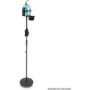 Gravity Height-Adjustable Disinfectant Stand with Round Base Black Gravity Height-Adjustable Disinfectant Stand with Round Base Black