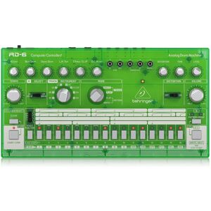 Behringer RD-6 Drum Machine Transparent Green Behringer RD-6 Drum Machine Transparent Green