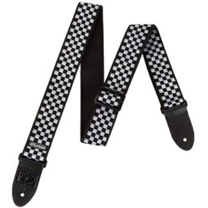 Dunlop Strap Black and White Check Dunlop Strap Black and White Check