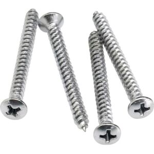 Fender Neck Mounting Screws Chrome Pack of 4 Fender Neck Mounting Screws Chrome Pack of 4
