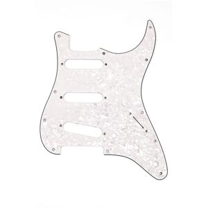 Fender 11-Hole Modern-Style Stratocaster Pickguard S/S/S White Pearl Fender 11-Hole Modern-Style Stratocaster Pickguard S/S/S White Pearl