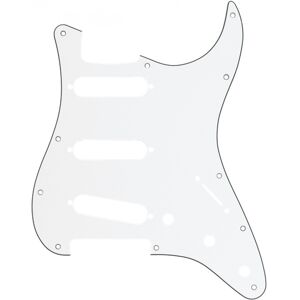 Fender 11-Hole Modern-Style Stratocaster Pickguard White Fender 11-Hole Modern-Style Stratocaster Pickguard White