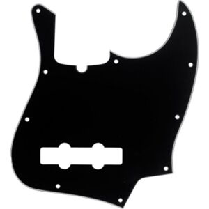 Fender 10-Hole Contemporary Jazz Bass Pickguard 3-Ply Black Fender 10-Hole Contemporary Jazz Bass Pickguard 3-Ply Black