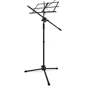 Boom Mic Stand with Music Stand by Gear4music Boom Mic Stand with Music Stand by Gear4music
