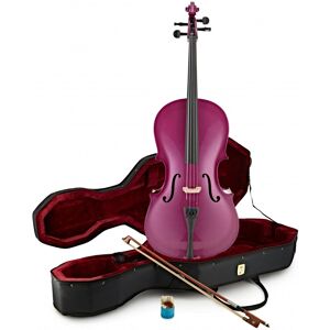 Student 1/4 Size Cello by Gear4music Purple Sparkle Student 1/4 Size Cello by Gear4music Purple Sparkle