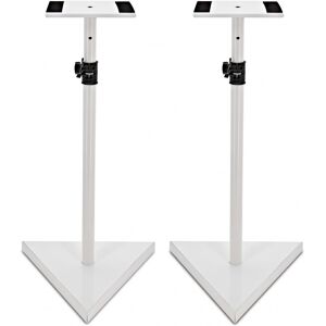 Gear4Music Studio Monitor Speaker Stands White Pair Gear4Music Studio Monitor Speaker Stands White Pair