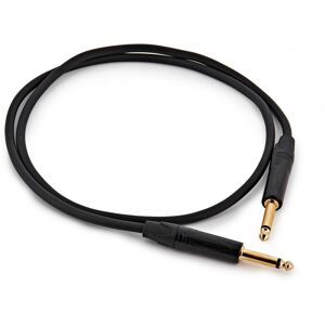 6.35mm TS Jack - 6.35mm TS Jack Pro Cable 1m by Gear4music 6.35mm TS Jack - 6.35mm TS Jack Pro Cable 1m by Gear4music