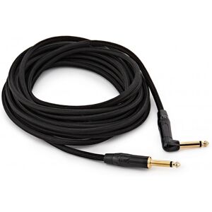 Gear4Music 6.35mm TS Jack - 6.35mm TS Jack Braided Right Angled Pro Cable 9m Gear4Music 6.35mm TS Jack - 6.35mm TS Jack Braided Right Angled Pro Cable 9m