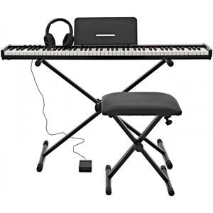Gear4Music VISIONKEY-100 Digital Keyboard Piano with Bluetooth Stand Pack Gear4Music VISIONKEY-100 Digital Keyboard Piano with Bluetooth Stand Pack