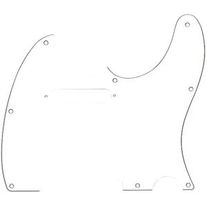 Fender Pickguard Telecaster 3 Ply 8-Hole Mount White Fender Pickguard Telecaster 3 Ply 8-Hole Mount White