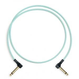 MyVolts Candycords Pedal Cable 6.35mm Angled Jack 35cm Mint Green MyVolts Candycords Pedal Cable 6.35mm Angled Jack 35cm Mint Green