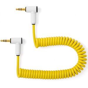 MyVolts Candycords 3.5mm Angled Jack Coiled Cable 20cm Yellow MyVolts Candycords 3.5mm Angled Jack Coiled Cable 20cm Yellow