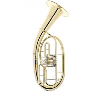 Student Rotary Bb Baritone Horn by Gear4music Gold Student Rotary Bb Baritone Horn by Gear4music Gold