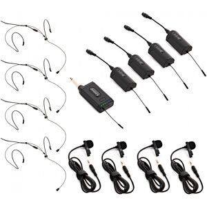 SubZero VOXLINK-Compact Quad Lav/Headset Wireless Microphone System SubZero VOXLINK-Compact Quad Lav/Headset Wireless Microphone System