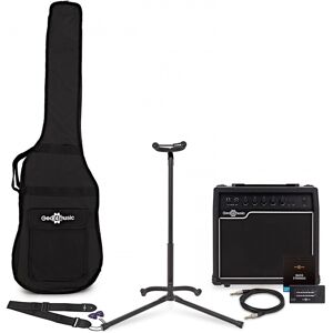 20 Watt Bass Amp & Accessory Pack by Gear4music 20 Watt Bass Amp & Accessory Pack by Gear4music