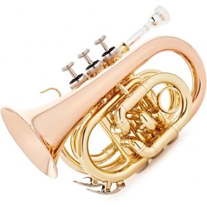Roy Benson PT101G Pocket Trumpet Gold Brass Bell Roy Benson PT101G Pocket Trumpet Gold Brass Bell