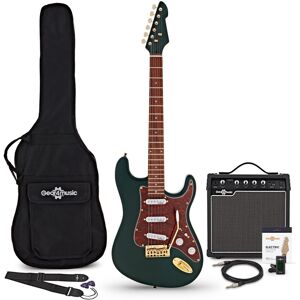 Gear4Music LA Select Legacy Electric Guitar Green 15W Guitar Amp & Accessory Pack Gear4Music LA Select Legacy Electric Guitar Green 15W Guitar Amp & Accessory Pack