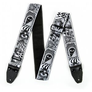 Dunlop ILD04 ILOVEDUST Guitar Strap Skulls Dunlop ILD04 ILOVEDUST Guitar Strap Skulls