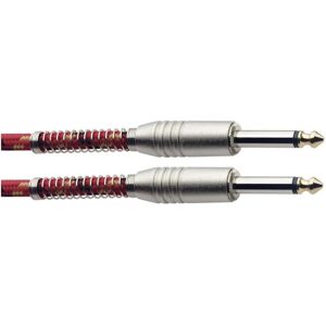 Stagg SGC Vintage Tweed Guitar Cable (6m/20ft Red) - SGC6VT RD Stagg SGC Vintage Tweed Guitar Cable (6m/20ft Red) - SGC6VT RD