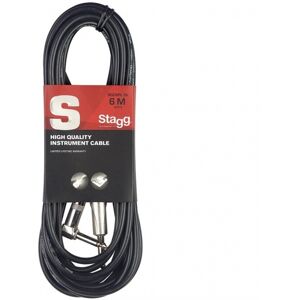 Stagg SGC6PL DL Deluxe Instrument Right Angle Cable 6m/20ft Stagg SGC6PL DL Deluxe Instrument Right Angle Cable 6m/20ft