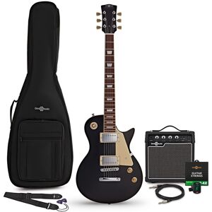 Gear4Music New Jersey Select Electric Guitar Black 10W Guitar Amp & Accessory Pack Gear4Music New Jersey Select Electric Guitar Black 10W Guitar Amp & Accessory Pack
