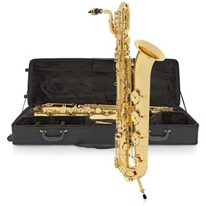 Rosedale Baritone Saxophone by Gear4music Gold Rosedale Baritone Saxophone by Gear4music Gold