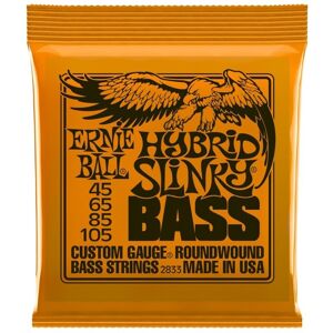 Ernie Ball Hybrid Slinky 2833 Nickel Bass Guitar Strings 45-105 Ernie Ball Hybrid Slinky 2833 Nickel Bass Guitar Strings 45-105