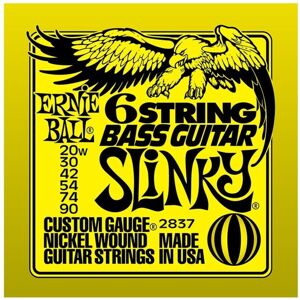 Ernie Ball Slinky Nickel 2837 Bass/Baritone Guitar 6 String 20-90 Ernie Ball Slinky Nickel 2837 Bass/Baritone Guitar 6 String 20-90