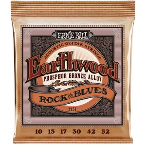 Ernie Ball 2151 Earthwood Phosphor Bronze Rock & Blues 10-52 Ernie Ball 2151 Earthwood Phosphor Bronze Rock & Blues 10-52