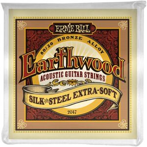 Ernie Ball Earthwood 2047 Silk & Steel Extra Soft Set Ernie Ball Earthwood 2047 Silk & Steel Extra Soft Set