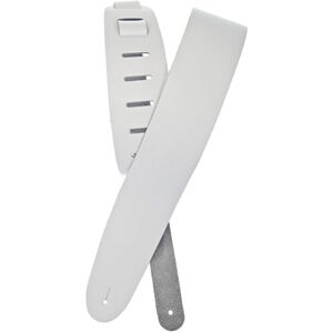 DAddario 25BL02 Basic Classic Leather Guitar Strap White DAddario 25BL02 Basic Classic Leather Guitar Strap White