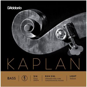 DAddario Kaplan Double Bass E String 3/4 Size Light DAddario Kaplan Double Bass E String 3/4 Size Light