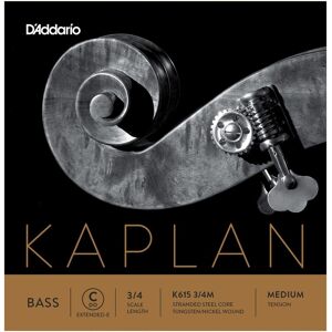 DAddario Kaplan Double Bass C (Extended E) String 3/4 Size Medium DAddario Kaplan Double Bass C (Extended E) String 3/4 Size Medium